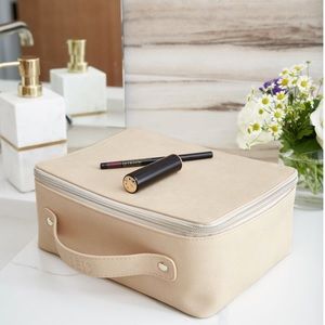 BEIS cosmetic case in beige